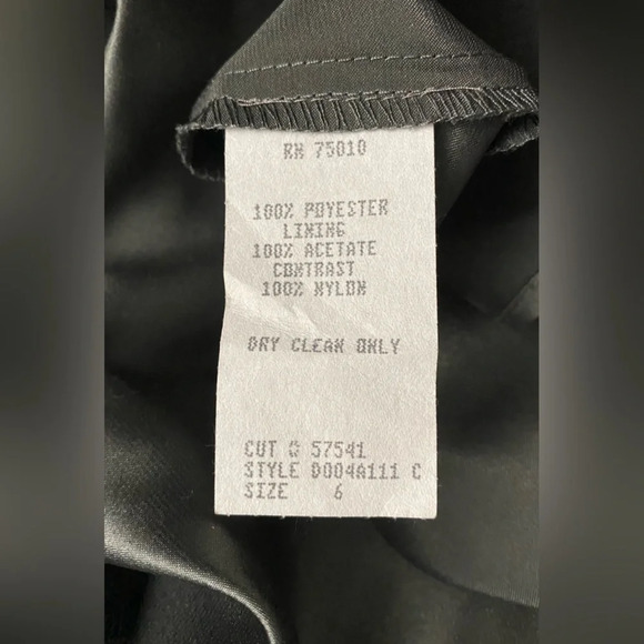 Intrigue Cocktail Party Black Lace Over Green Satin Dress Size 6 - Picture 10 of 13